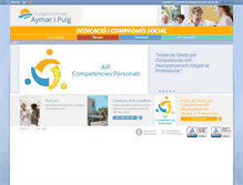 Tablet Screenshot of fundacioaymaripuig.org